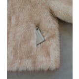 スタンドカラーフェイクファーコート | ad thie | 詳細画像57 