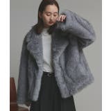 【2025AW新作】テーラードカラーフェイクファーコート | ad thie | 詳細画像12