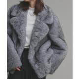 【2025AW新作】テーラードカラーフェイクファーコート | ad thie | 詳細画像14