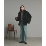 【2025AW新作】テーラードカラーフェイクファーコート | ad thie | 詳細画像2