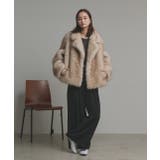 【2025AW新作】テーラードカラーフェイクファーコート | ad thie | 詳細画像23