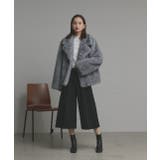 【2025AW新作】テーラードカラーフェイクファーコート | ad thie | 詳細画像8