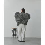 ギャザーデザインアシンメトリーMA-1 | ad thie | 詳細画像14 