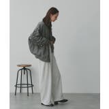 ギャザーデザインアシンメトリーMA-1 | ad thie | 詳細画像15 