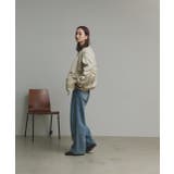 ギャザーデザインアシンメトリーMA-1 | ad thie | 詳細画像23 