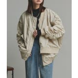 ギャザーデザインアシンメトリーMA-1 | ad thie | 詳細画像24 