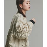 ギャザーデザインアシンメトリーMA-1 | ad thie | 詳細画像25 