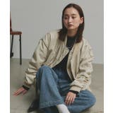 ギャザーデザインアシンメトリーMA-1 | ad thie | 詳細画像27 