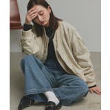 ギャザーデザインアシンメトリーMA-1 | ad thie | 詳細画像28 