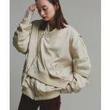 ギャザーデザインアシンメトリーMA-1 | ad thie | 詳細画像32 