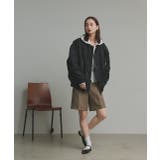 ギャザーデザインアシンメトリーMA-1 | ad thie | 詳細画像35 