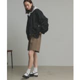 ギャザーデザインアシンメトリーMA-1 | ad thie | 詳細画像36 