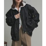 ギャザーデザインアシンメトリーMA-1 | ad thie | 詳細画像38 