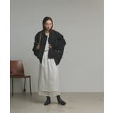 ギャザーデザインアシンメトリーMA-1 | ad thie | 詳細画像41 