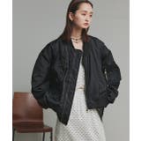 ギャザーデザインアシンメトリーMA-1 | ad thie | 詳細画像45 