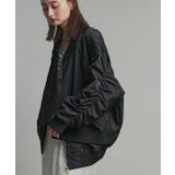 ギャザーデザインアシンメトリーMA-1 | ad thie | 詳細画像46 