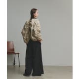 ギャザーデザインアシンメトリーMA-1 | ad thie | 詳細画像48 