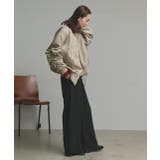 ギャザーデザインアシンメトリーMA-1 | ad thie | 詳細画像49 