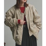 ギャザーデザインアシンメトリーMA-1 | ad thie | 詳細画像50 