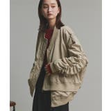 ギャザーデザインアシンメトリーMA-1 | ad thie | 詳細画像51 