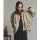 ギャザーデザインアシンメトリーMA-1 | ad thie | 詳細画像52 