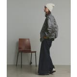 ギャザーデザインアシンメトリーMA-1 | ad thie | 詳細画像8 