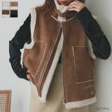 ムートンボアベスト | ad thie | 詳細画像1 