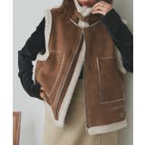 ムートンボアベスト | ad thie | 詳細画像12 