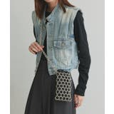 シルバー | ビーズミニショルダーバッグ | ad thie