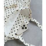 フレームフリルポルカドットスクエアトートバッグ | ad thie | 詳細画像13