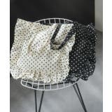 フレームフリルポルカドットスクエアトートバッグ | ad thie | 詳細画像14