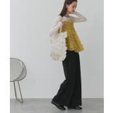 フレームフリルポルカドットスクエアトートバッグ | ad thie | 詳細画像7