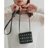 スタッズデザインミニショルダーバッグ | ad thie | 詳細画像12 