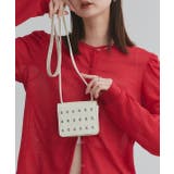 スタッズデザインミニショルダーバッグ | ad thie | 詳細画像7 