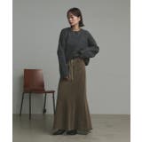 【2025AW新作】ピグメントイージーロングスカート | ad thie | 詳細画像18