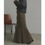 【2025AW新作】ピグメントイージーロングスカート | ad thie | 詳細画像24