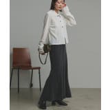 【2025AW新作】ピグメントイージーロングスカート | ad thie | 詳細画像3