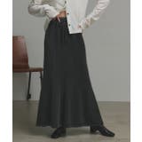 【2025AW新作】ピグメントイージーロングスカート | ad thie | 詳細画像5