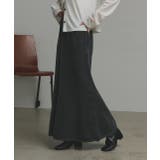 【2025AW新作】ピグメントイージーロングスカート | ad thie | 詳細画像8