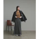 【2025AW新作】ピグメントイージーロングスカート | ad thie | 詳細画像9