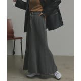 グレー | 【2025AW新作】ピグメントイージーロングスカート | ad thie