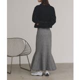 【2025AW新作】スパンコールラメニットロングスカート	 | ad thie | 詳細画像12 