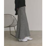 【2025AW新作】スパンコールラメニットロングスカート	 | ad thie | 詳細画像15 