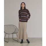 【2025AW新作】スパンコールラメニットロングスカート	 | ad thie | 詳細画像17 