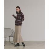 【2025AW新作】スパンコールラメニットロングスカート	 | ad thie | 詳細画像19 