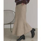 【2025AW新作】スパンコールラメニットロングスカート	 | ad thie | 詳細画像22 