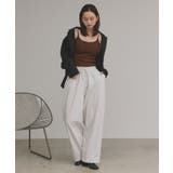 【2025AW新作】裏起毛カップ付きリブキャミソール | ad thie | 詳細画像21 