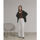 【2025AW新作】裏起毛カップ付きリブキャミソール | ad thie | 詳細画像22 