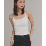 【2025AW新作】裏起毛カップ付きリブキャミソール | ad thie | 詳細画像5 