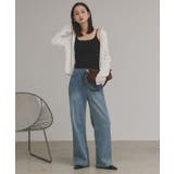 【2025AW新作】裏起毛カップ付きリブキャミソール | ad thie | 詳細画像8 